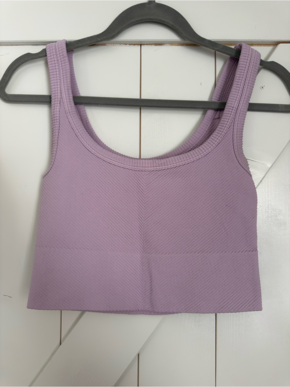 Lilac Ribbed Niki Biki Tank Top
